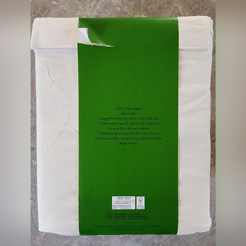 NWT Kate Spade Queen Sheet Set - Picture 2 of 7